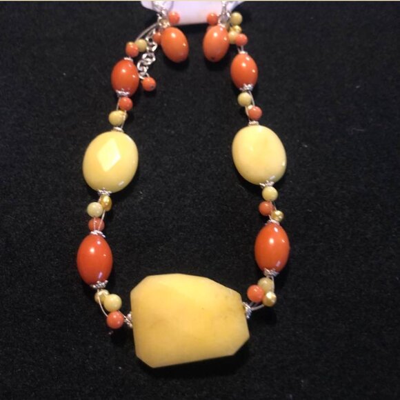 Hand Crafted Jewelry - Necklace and Earring set